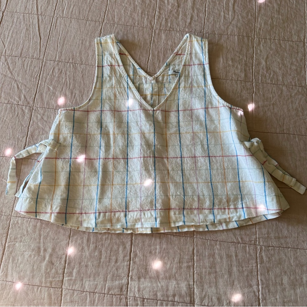 🌸Madewell Side Tie Top - Picture 4 of 8